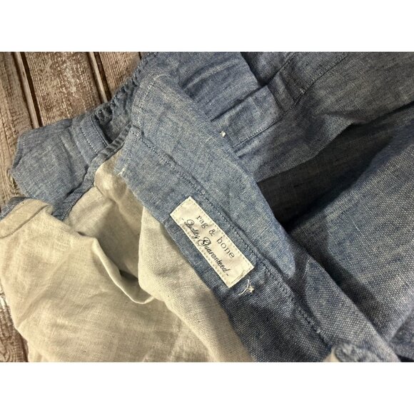 RAG & BONE classic fit beach Shirt size M color Blue NWOT - Picture 3 of 5